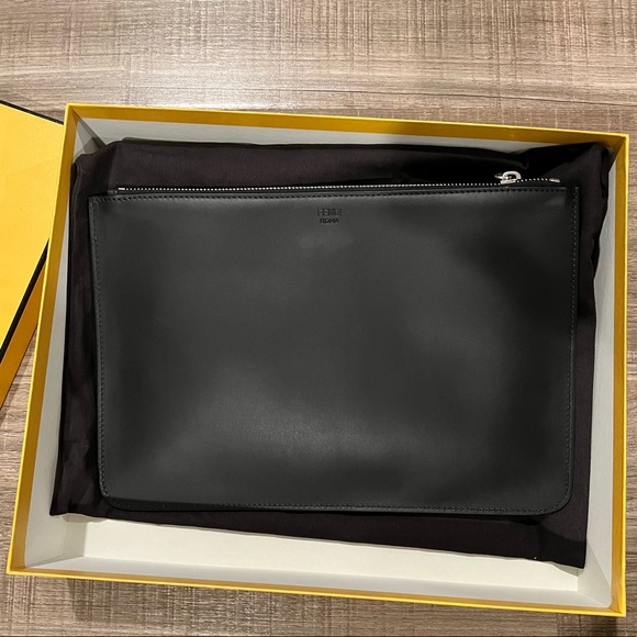 Fendi Bag Bugs Slim Pouch Authentic BRAND NEW - Picture 2 of 8